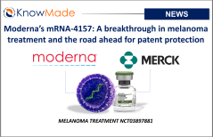 Featured image of the article Moderna's mRNA-4157: A breakthrough in melanoma treatment and the road ahead for patent protection.