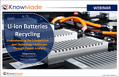 Featured image of the webinar about Recycling of Li-ion batteries.