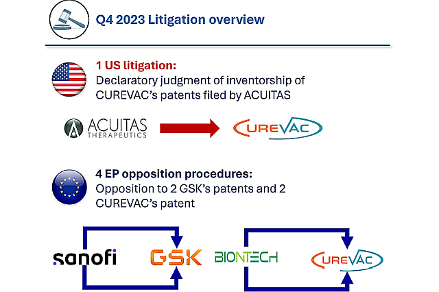 Overview of the litigations analyzed within the monitoring activity.