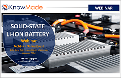 Featured image of the webinar on Solid-state batteries during TechBlick event 2024.