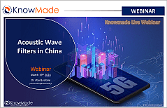 Featured image of the webinar on Acoustic wave filters in China.