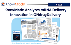 Featured image of the article KnowMade Analyzes mRNA Delivery Innovation in ONdrugDelivery.