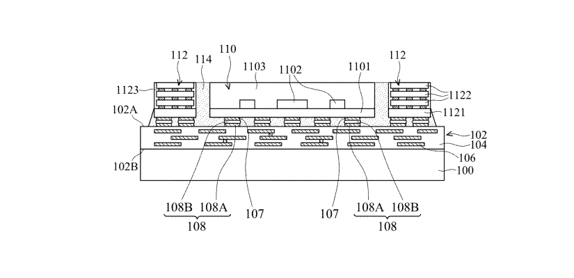 Illustration of a patent filed by TSMC.