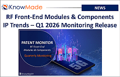 Featured image of the article RF Front-End Modules & Components IP Trends – Q1 2026 Monitoring Release.
