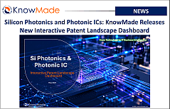 Featured image of the article Silicon Photonics and Photonic ICs: KnowMade Releases New Interactive Patent Landscape Dashboard.