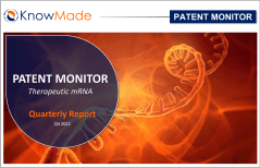 Featured image of Therapeutic mRNA patent monitor.